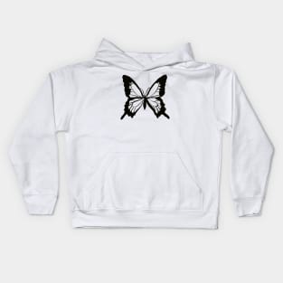 Black Butterfly Kids Hoodie